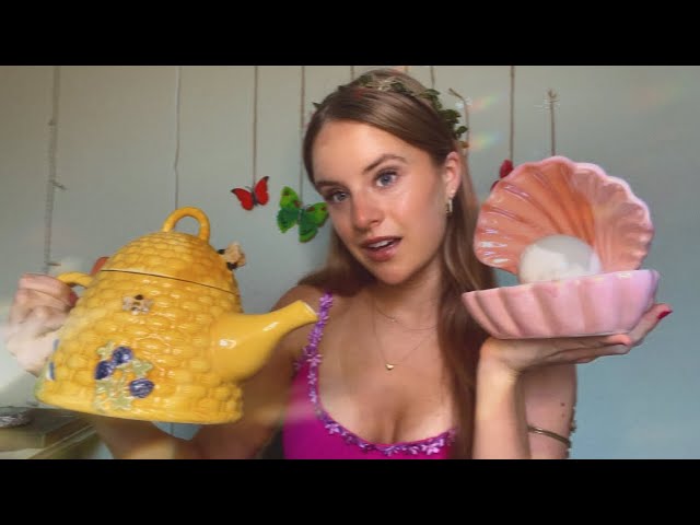 Fairy Shows You Her Collection of Pretty Things & Thinks YOU’RE Pretty 🧚🏻‍♀️🤭💗 ASMR [tapping sounds]