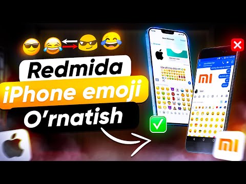 Xiaomi Redmi Telefonlariga iPhone Emoji O'rnatish!🔥 Hech Qanday Programmasiz.