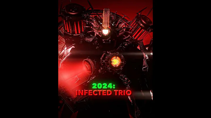 Infected Titan Trio Comes To Skibidi Toilet ☠️ | Skibidi Toilet #skibiditoilet #edit