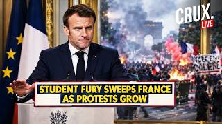 Fresh Clashes Erupt In Paris As Student Protests Spread, France Braces For More Unrest | CRUX LIVE