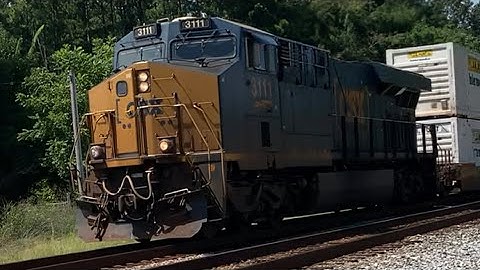 Catching a few CSX trains in Decatur, AL 8-14-21
