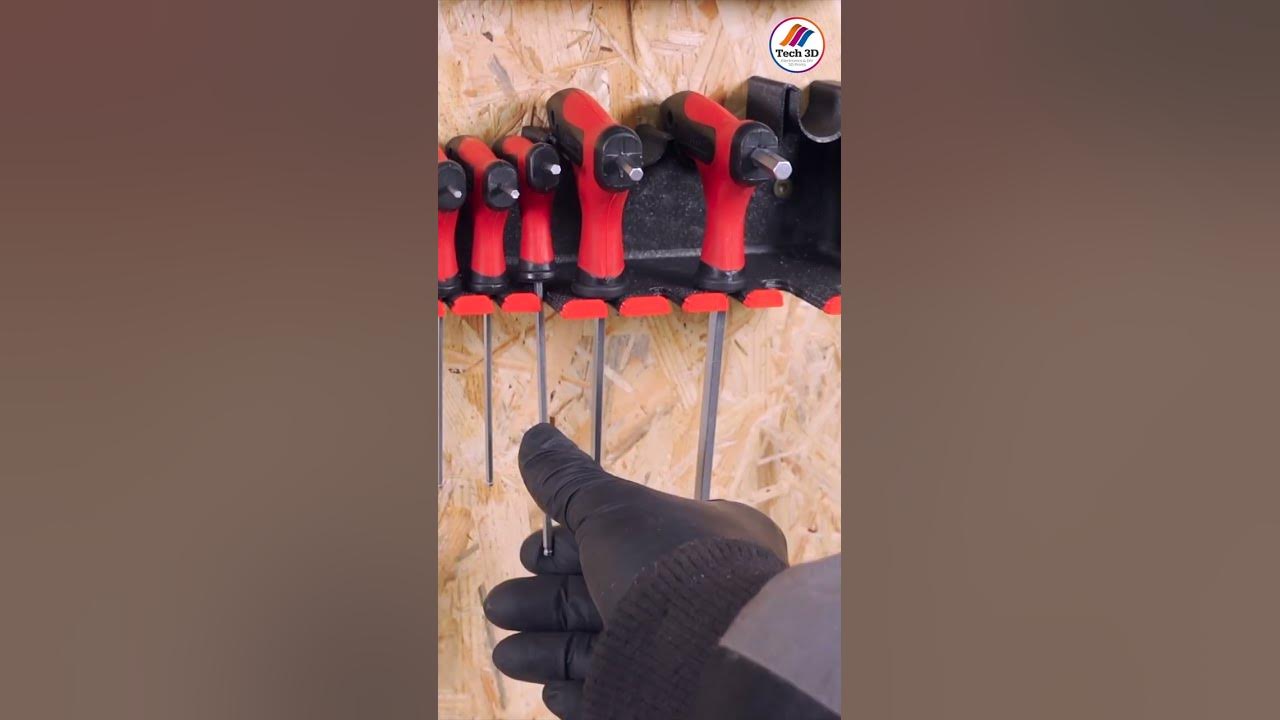 Parkside Hex & Torx Set of Wrenches Wall Holder - Storage Organiser -  YouTube