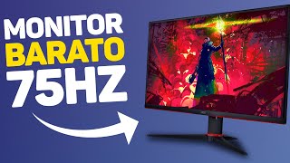 Testei o MONITOR GAMER mais vendido da Amazon (75Hz 1ms) - Review AOC SPEED 24G2HE5