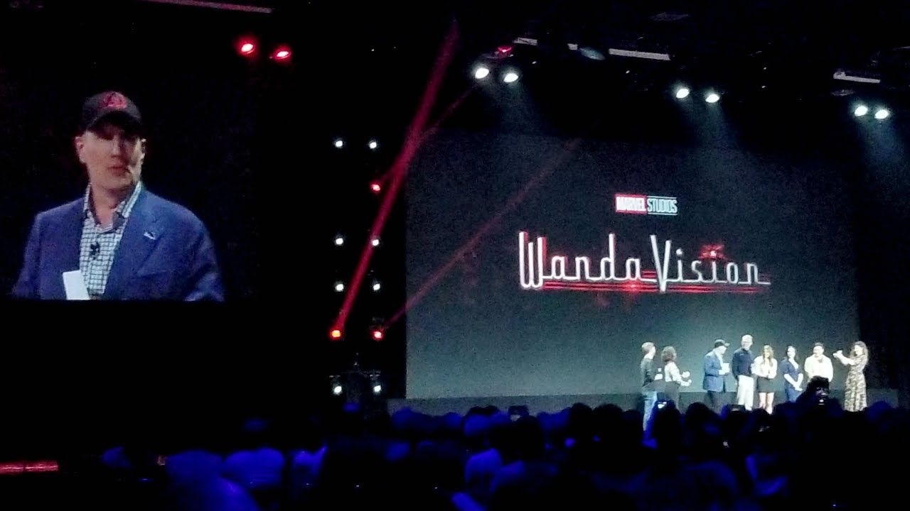 Kevin Feige reveals CAST of WandaVision at D23 Expo 2019!!