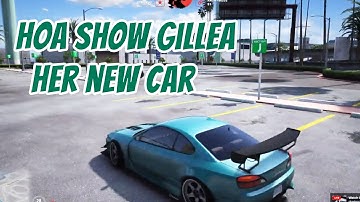 HOA Shows Gillea Her New S+ Boosted Car. HOA show Gillea her new car - LunaOni || GTA 5 RP NoPixel