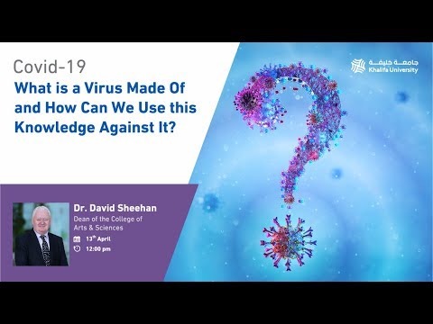 Virtual Live Lecture by Dr. David Sheehan on COVID-19 Virus Biomolecules Virtual Live Lecture by Dr. David Sheehan on COVID-19 Virus Biomolecules