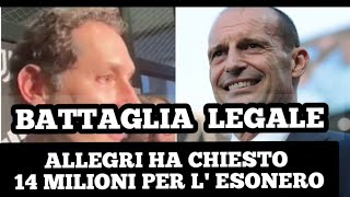 ALLEGRI HA CHIESTO 14 MILIONI LORDI ALLA JUVE PER IL SUO ESONERO: LA RISPOSTA DEL CLUB🚨