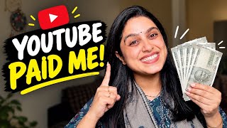 I Got My First YouTube Payment!🤩Here’s How Much I Earned•••