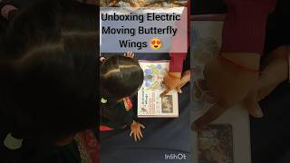 Electric Moving Butterfly Wings #from_mom_to_me #unboxing #butterfly #wings #fairywings #electrinic