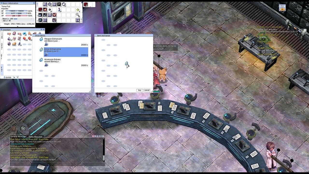 Crafting Abyss Lake LT iRO Chaos