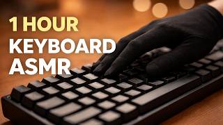 1 Hour Relaxing Keyboard Sounds | Gentle Hand Rubbing & Soft Key ASMR screenshot 5