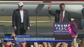 Thousands turn out for Trump and McCrory in Wilmington