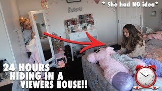 i spent the night in a FANS house for 24 hours .. * she had no idea *