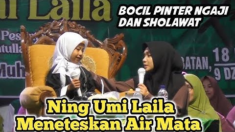 BOCIL BERSUARA MERDU BIKIN NING UMI LAILA MENETESKAN AIR MATA.