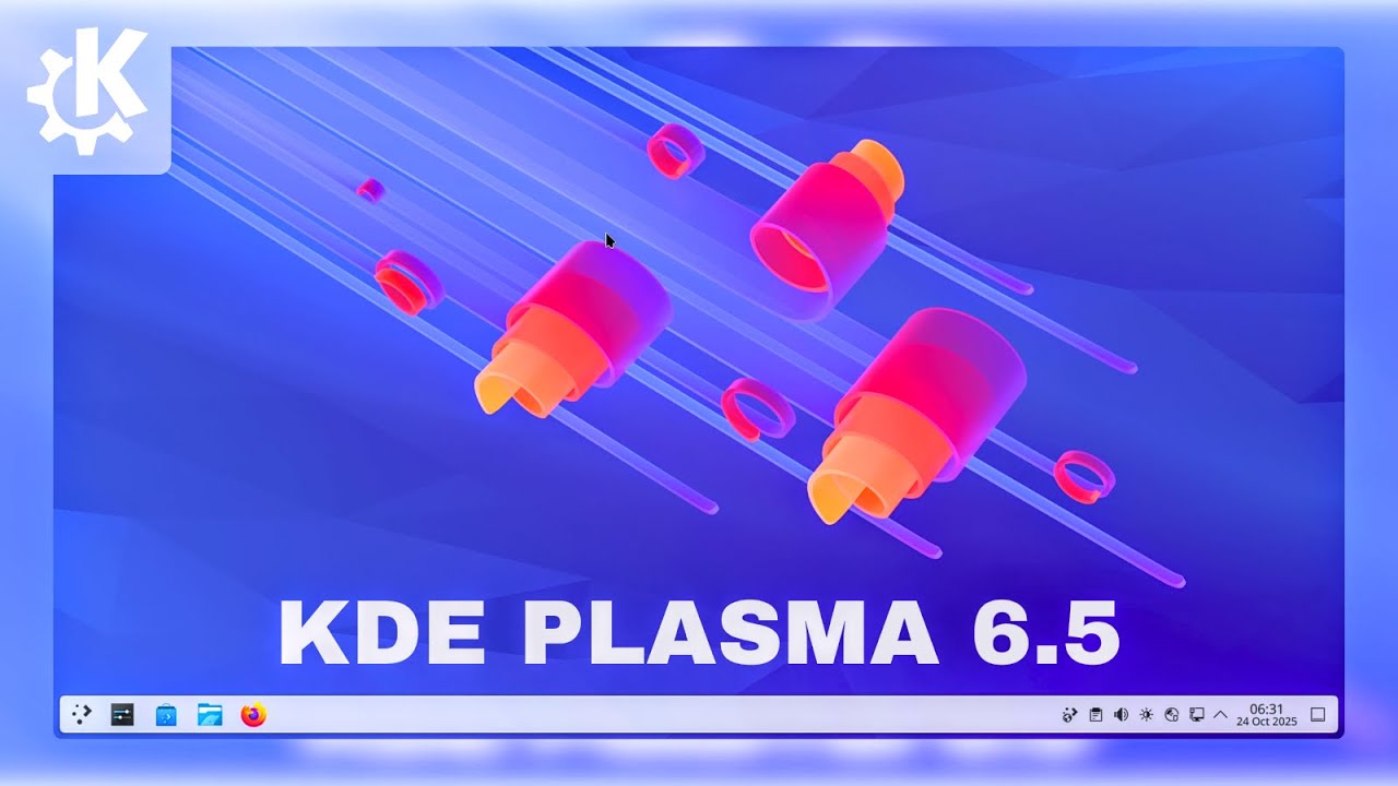 KDE Plasma 6.5 - New Updates & Features - YouTube