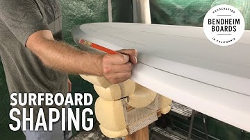 Surfboard Shaping [2 of 2] Rail Bands and Bottom Contours