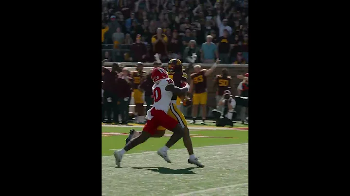 Gopher Football's Longest Pass Play in Huntington Bank Stadium History (78 Yds)