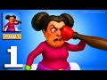 Crazy Aunty: Smash &amp; Punch - Gameplay Walkthrough Part 1 - Punch Hard Be The Boss (iOS, Android)