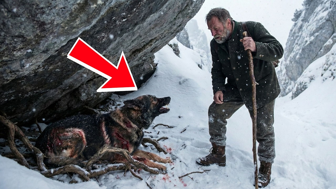 Er galt als „aggressiv“, doch was dieser Schäferhund im Nebel tat, rührt zu Tränen.