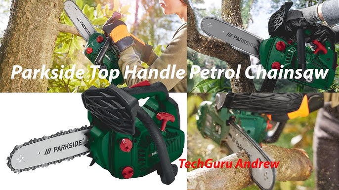 PARKSIDE PBBPS 700 A1 Gasoline Chainsaw : The Ultimate Anti-Kickback Tree  Care Solution - YouTube