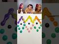 Mixing Colours Of K-pop Demon Hunters #asmrmixing #satisfyingcolors #kpopdemonhunters