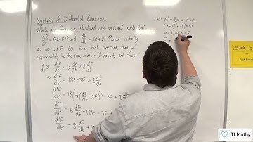 A-Level Further Maths I9-04 Systems of Differential Equations: Example 3