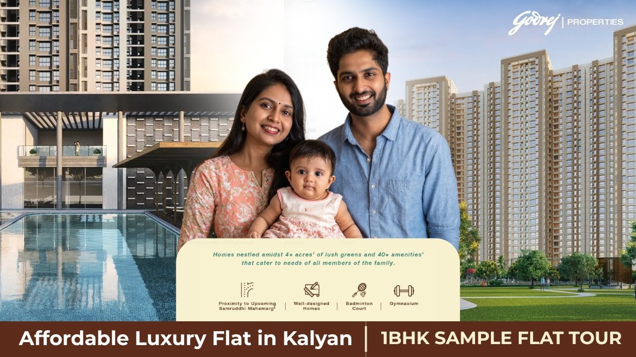 Godrej Nirvaan 1BHK Price | Godrej Upavan Flat for Sale | Affordable 1BHK Kalyan | Call 7021988393
