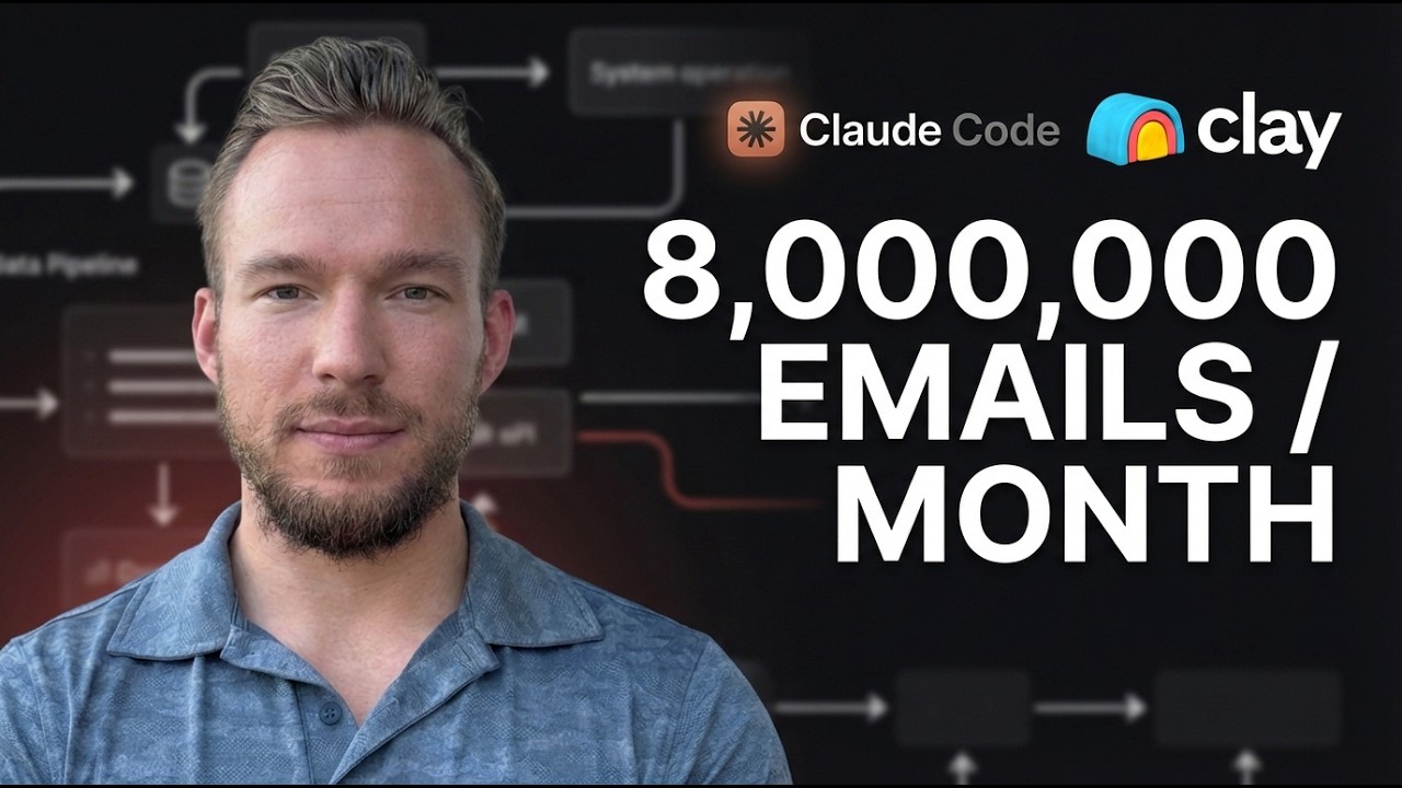 How We Send 8M Cold Emails/Month with Claude and Clay.com