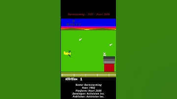 Barnstorming - 1982 - Atari 2600 ( Atari VCS ) (Shorts) #game #atari #atari2600 #atarivcs #retrogame