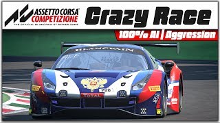 Crazy Race + Setup. 100% AI | Aggression in Assetto Corsa Competizione.