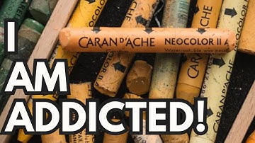 Sketching with crayons?! How to use neocolour ii pastels