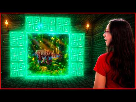 I created a PORTAL to the CRETACEOUS dinosaur world! - DinoWars Minecraft