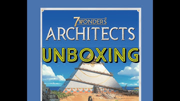 7 Wonders: Architects Board Game | Unboxing (No Talking)