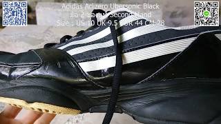 Adidas Adizero Ubersonic Black - มือ 2 Second hand ของแท้