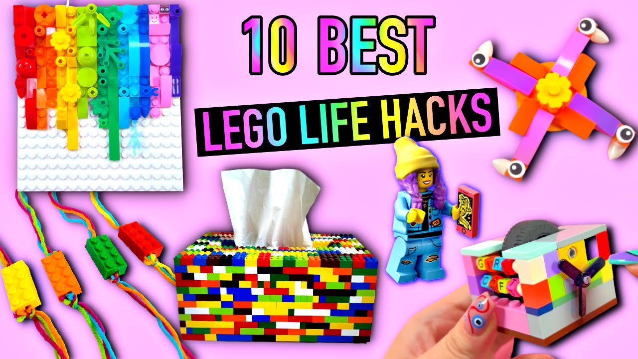 10 Diy - Best Lego Life Hacks Ideas - Fidget Toys, Night Lamp, Jewelry And  More Lego Crafts - Youtube