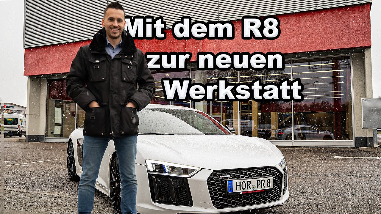 Mit dem R8 zur neuen Werkstatt - Wir werden noch Größer ? - YouTube