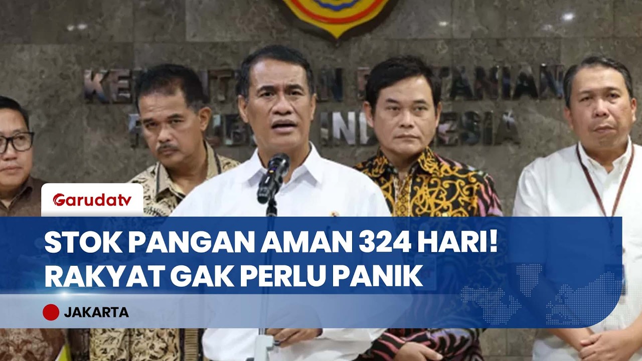 TENANG! Mentan Jamin Stok Beras Aman Hingga 324 Hari ke Depan, Siap Hadapi Krisis Global!
