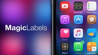 Custom labels ios 10