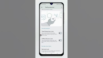 How to Enable Theft Protection & Remote Lock on Your Phone | Full Guide #shorts