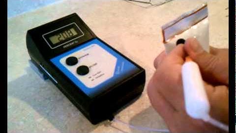 Quantek Model 901 sampling demonstration (no pump activation)