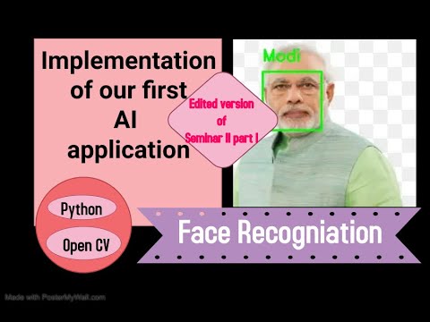 Face Recognition|Implementing 1st Artificial Intelligence App|Beginners ...