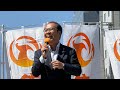 9月23日福岡県博多駅前街頭演説