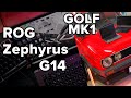 ROG Zephyrus G14 - он вызывает эмоции и тащит!!!! R9 4900HS + RTX 2060 (+ VW GOLF MK1)