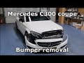 How To Remove Mercedes C300 Bumper QUICK GUIDE