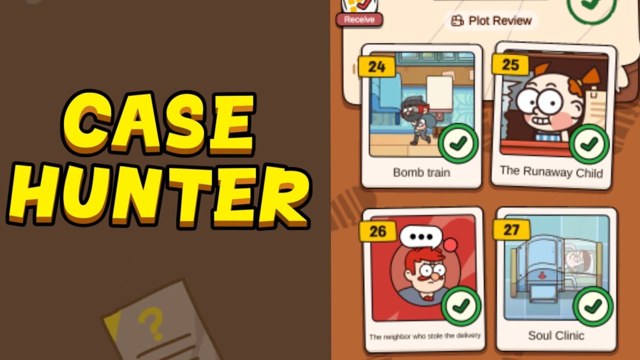 Case Hunter-Can you solve it? - Get Lost All Levels Solution