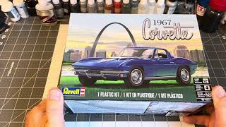 Revell 1967 Corvette 427 in 1/25 Scale.