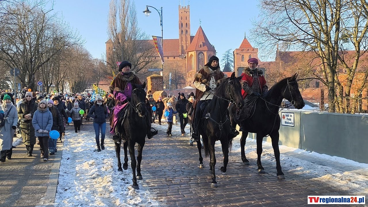Orszak Trzech Króli ponownie przeszedł ulicami Malborka - 06.01.2026