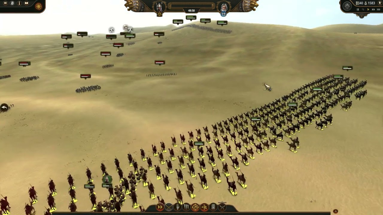 Army of Camels Vs. The Champions of Troy 