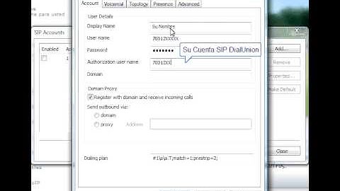 DialUnion VoIP - Configuracion X-Lite