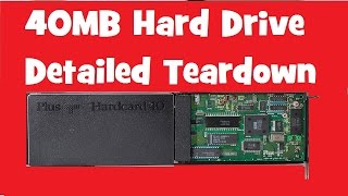 Made in 1987- A Detailed Tear Down of a 40MB Hardrive by Rob The Plumber 9,202 views 9 years ago 26 minutes